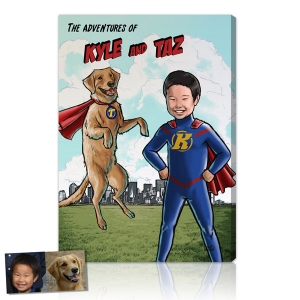 Superhero Boy with Super Dog - Series II